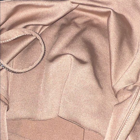 Brown Bodysuit with Sparkling Straps - Picture 5 of 5